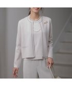 【ジェイ プレス/J.PRESS】の【洗える】DECOR ニット ジャケット ライトベージュ系|ID: prp329100004581864 ipo3291000000035633898