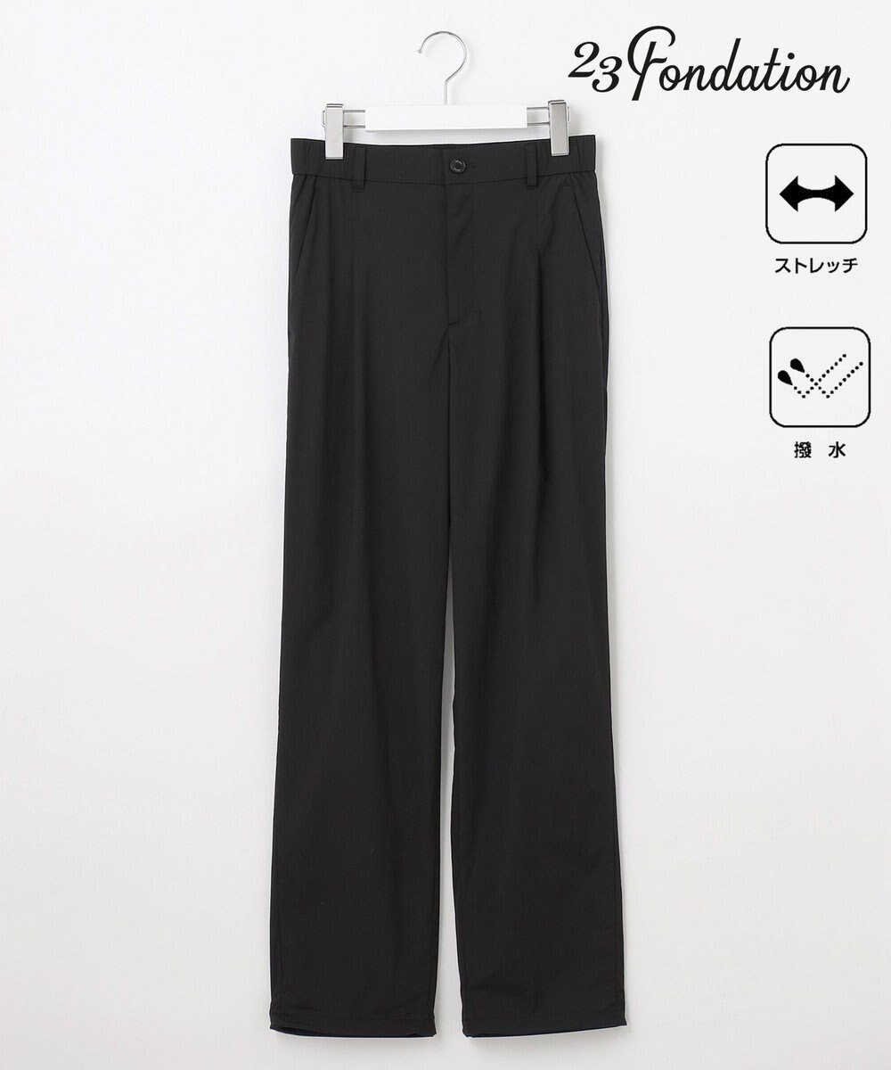 【23区 ゴルフ/NIJYUSANKU GOLF】の【23Fondation/WOMEN】【ストレッチ/撥水】パラシュートパンツ 人気、トレンドファッション・服の通販 founy(ファニー) 　ファッション　Fashion　レディースファッション　Fashion for Women　パンツ　Pants & Trousers　おすすめ　Recommended / Our Picks　ゴルフ　Golf　シンプル　Simple, Minimal　ストレッチ　Stretch, Stretchy Fabric　ストレート　Straight, Straight Cut　スピンドル　Spindle, Drawcord　トレンド　Trend, Trending Now　フィット　Fit, Slim Fit　フロント　Front, Front Design　夏　Summer　旅行　Travel　春　Spring　S/S・春夏　SS, Spring/Summer, Warm Season　軽量　Lightweight, Ultra Light　 other-1|ID: prp329100004581865 ipo3291000000033499045