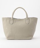 【アンビリオン/UNBILLION】のペルケ perche / 牛革ドット刺繍トートバッグ ライトグレー|ID: prp329100004581868 ipo3291000000034266014