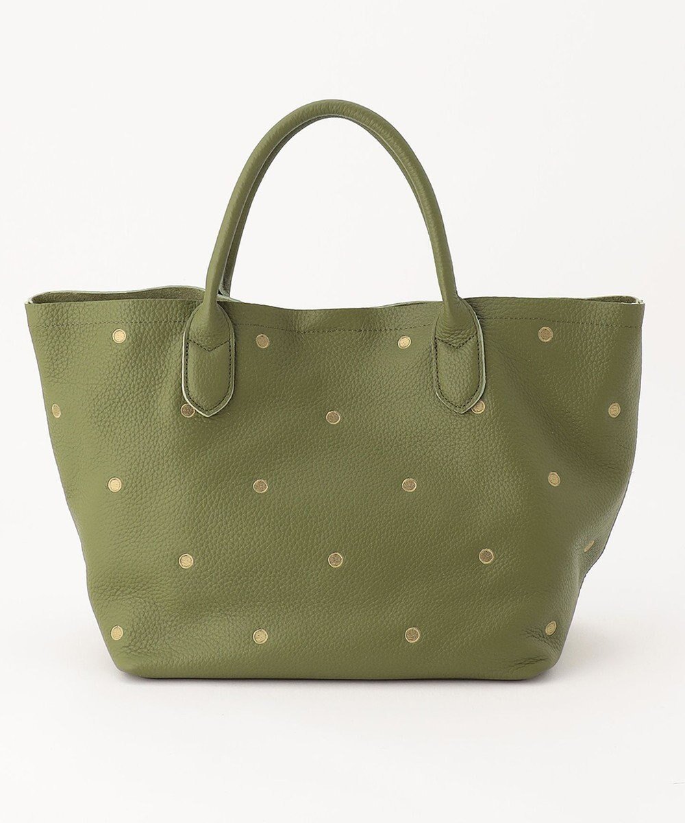 【アンビリオン/UNBILLION】のペルケ perche / 牛革ドット刺繍トートバッグ インテリア・キッズ・メンズ・レディースファッション・服の通販 founy(ファニー) 　ファッション　Fashion　レディースファッション　Fashion for Women　バッグ　Bags　シンプル　Simple, Minimal　ドット　Polka Dot, Dot Pattern　ビジネス 仕事 通勤　Business / Work / Commuting　OL|ID: prp329100004581868 ipo3291000000034266025