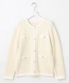 【エニィ スィス/any SiS】の【洗える】ブークレニット カーディガン アイボリー|ID: prp329100004581891 ipo3291000000034425120