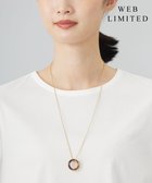 【ジェイ プレス/J.PRESS】の【WEB限定】3WAYマーブル スカーフリングネックレス ブラウン系|ID: prp329100004581919 ipo3291000000033680875