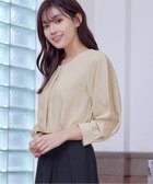 【ティアクラッセ/Tiaclasse】の【新色追加・洗える】レースパフ袖ブラウス ベージュ|ID: prp329100004581955 ipo3291000000032579287