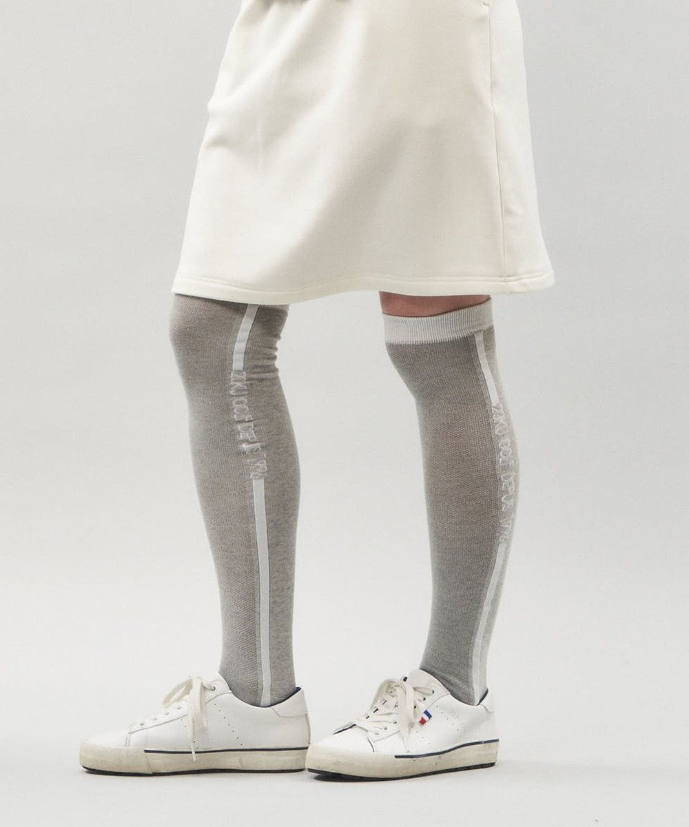 【23区 ゴルフ/NIJYUSANKU GOLF】の【WOMEN】ラインロゴ ニーハイソックス 人気、トレンドファッション・服の通販 founy(ファニー) 　ファッション　Fashion　レディースファッション　Ladies' Fashion Online　ソックス　Socks　レッグウェア　Legwear　ゴルフ　Golf　シンプル　Simple　スポーティ　Sporty　ソックス　Socks　ベーシック　Basic　定番　Standard　抗菌　Antibacterial　 other-1|ID: prp329100004582022 ipo3291000000032467898