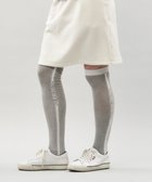 【23区 ゴルフ/NIJYUSANKU GOLF】の【WOMEN】ラインロゴ ニーハイソックス ライトグレー系|ID: prp329100004582022 ipo3291000000034544784
