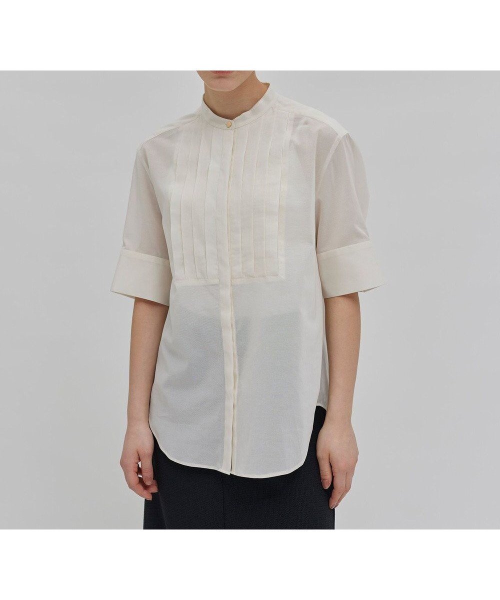【ベイジ,/BEIGE,】の【洗える】BAC / バンドカラーブラウス 人気、トレンドファッション・服の通販 founy(ファニー) 　ファッション　Fashion　レディースファッション　Ladies' Fashion Online　トップス・カットソー　Tops/Tshirt　シャツ/ブラウス　Shirts/Blouses　シアー　Sheer　シンプル　Simple　ボトム　Bottom　エレガント 上品　Elegant　人気　Popularity　ビジネス 仕事 通勤　Business　夏　Summer　春　Spring　S/S・春夏　Ss・Spring/Summer　洗える　Washable　 other-1|ID: prp329100004582086 ipo3291000000032616647