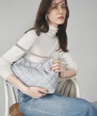 【トプカピ/TOPKAPI】の【TREASURE TOPKAPI】フェイクレザー キルティング チェーン ショルダー バッグ 人気、トレンドファッション・服の通販 founy(ファニー) ファッション Fashion レディースファッション Fashion for Women バッグ Bags エレガント 上品 Elegant キルティング Quilted, Quilting 巾着 Drawstring Bag, Kinchaku ショルダー Shoulder, Shoulder Strap チェーン Chain, Chain Strap デニム Denim, Jeans Material 定番 Standard, Basic Item フェイクレザー Faux Leather, PU Leather フォルム Silhouette, Form ビジネス 仕事 通勤 Business / Work / Commuting thumbnail グレー|ID: prp329100004582095 ipo3291000000033586721