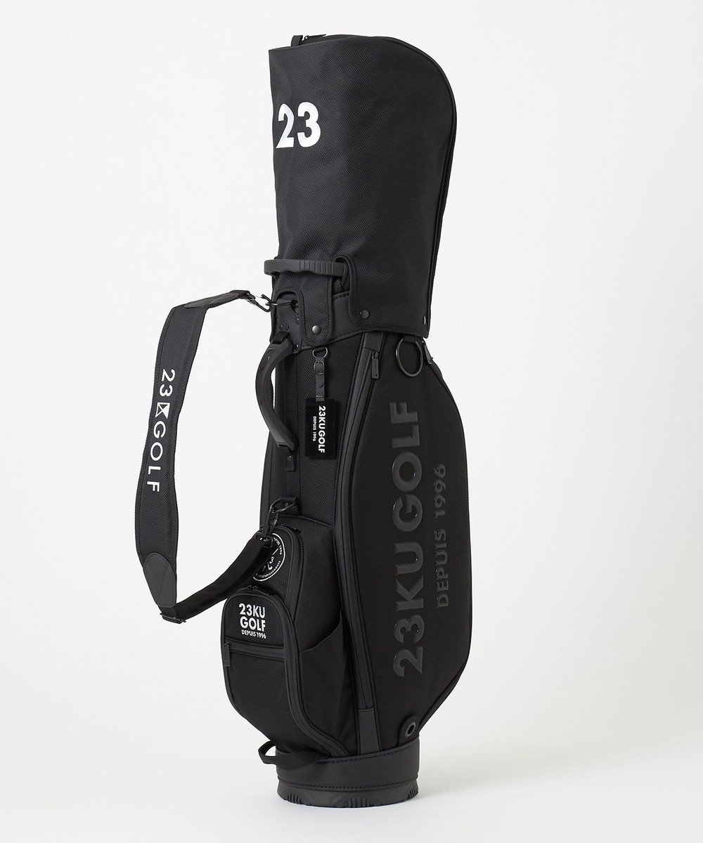 【23区 ゴルフ/NIJYUSANKU GOLF】の【UNISEX】 ドビークロス キャディバッグ インテリア・キッズ・メンズ・レディースファッション・服の通販 founy(ファニー) 　ファッション　Fashion　レディースファッション　Fashion for Women　バッグ　Bags　スポーツウェア　Functional & Stylish Sportswear　スポーツバッグ・ジム用ポーチ・バックパック　Gym Bag / Sports Backpack / Pouch for Training　フィットネス用品・トレーニングアクセサリー　Fitness Accessories / Sports Gear / Exercise Equipment　ゴルフ　Golf　ユニセックス　Unisex, Genderless　スポーツ　Sports, Activewear　スポーティ　Sporty, Casual Athletic　ブラック系|ID: prp329100004582098 ipo3291000000033683849