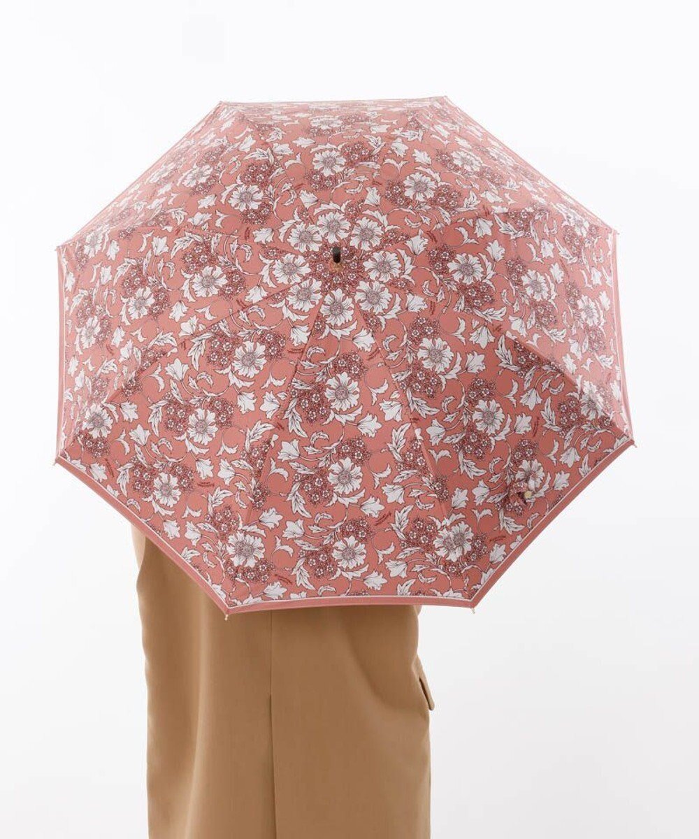 【アウロラ/AURORA】の【MACKINTOSH LONDON(マッキントッシュ ロンドン)】花柄プリント晴雨兼用傘(長傘) インテリア・キッズ・メンズ・レディースファッション・服の通販 founy(ファニー) 　ファッション　Fashion　レディースファッション　Ladies' Fashion Online　傘 / レイングッズ　Umbrellas/Rainwear　エレガント 上品　Elegant　コンパクト　Compact　コーティング　Coating　ショート　Short　タッセル　Tassel　バンブー　Bamboo　プリント　Print　ロンドン　London　傘　Umbrella　日傘　Parasol　コーラル|ID: prp329100004582119 ipo3291000000032468922