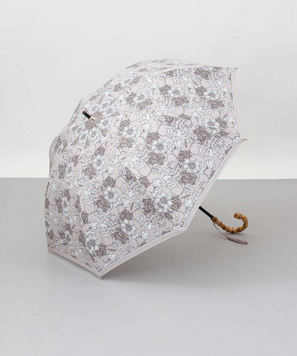 【アウロラ/AURORA】の【MACKINTOSH LONDON(マッキントッシュ ロンドン)】花柄プリント晴雨兼用傘(長傘) インテリア・キッズ・メンズ・レディースファッション・服の通販 founy(ファニー) 　ファッション　Fashion　レディースファッション　Fashion for Women　レイングッズ・傘・晴雨兼用傘　Umbrellas & Rain Gear　エレガント 上品　Elegant　コンパクト　Compact, Small Size　コーティング　Coating, Coated Finish　ショート　Short, Short Length　タッセル　Tassel, Fringe　バンブー　Bamboo, Bamboo Material　プリント　Print, Printed Pattern　ロンドン　London Style, British Inspired　傘　Umbrella, Parasol　日傘　Parasol, UV Umbrella　トープ|ID: prp329100004582119 ipo3291000000033513788