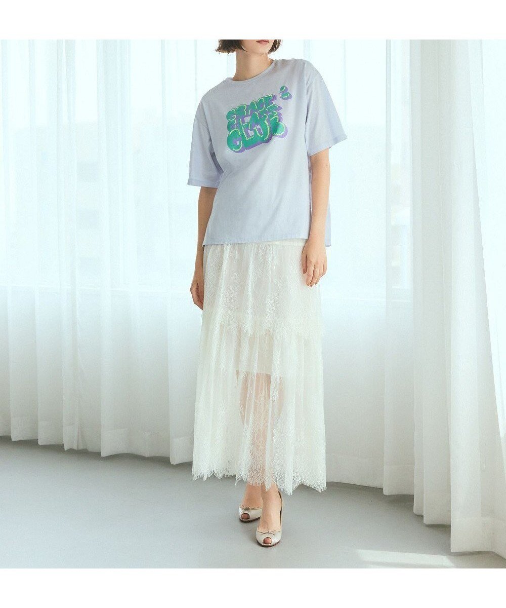 【グレース コンチネンタル/GRACE CONTINENTAL】のレース切替ティアードスカート インテリア・キッズ・メンズ・レディースファッション・服の通販 founy(ファニー) 　ファッション　Fashion　レディースファッション　Fashion for Women　スカート　Skirts　ティアードスカート　Tiered Skirts　スカラップ　Scallop, Scalloped Edge　セットアップ　Set-Up, Coordinated Outfit　ティアードスカート　Tiered Skirt, Flounced Skirt　リュクス　Luxury, Elegant, High-End, Chic　レース　Lace, Lace Fabric　ロマンティック　Romantic, Feminine Style　ロング　Long, Long-Length　切替　Switching, Contrast Panel　夏　Summer　春　Spring　S/S・春夏　SS, Spring/Summer, Warm Season　キナリ|ID: prp329100004582132 ipo3291000000033657034