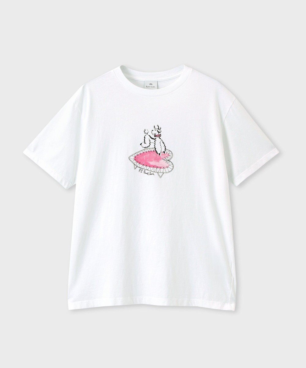 【ポール スミス/Paul Smith】のジャンピング プードル 半袖Tシャツ インテリア・キッズ・メンズ・レディースファッション・服の通販 founy(ファニー) 　ファッション　Fashion　レディースファッション　Ladies' Fashion Online　トップス・カットソー　Tops/Tshirt　シャツ/ブラウス　Shirts/Blouses　ロング / Tシャツ　T-Shirts　カットソー　Cut and Sewn　インナー　Inner　カットソー　Cut And Sew　カーディガン　Cardigan　ジャケット　Jacket　デニム　Denim　半袖　Short Sleeve　夏　Summer　S/S・春夏　Ss・Spring/Summer　A/W・秋冬　Aw・Autumn/Winter・Fw・Fall-Winter　ホワイト|ID: prp329100004582135 ipo3291000000032469043