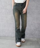 【ウィゴー/WEGO】のストレッチフレアデニムパンツ デニム濃加工色|ID: prp329100004582143 ipo3291000000033264147