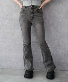 【ウィゴー/WEGO】のストレッチフレアデニムパンツ ブラック|ID: prp329100004582143 ipo3291000000033264148