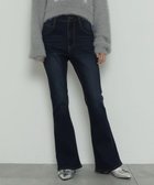 【ウィゴー/WEGO】のストレッチフレアデニムパンツ 人気、トレンドファッション・服の通販 founy(ファニー) ファッション Fashion レディースファッション Fashion for Women パンツ Pants & Trousers デニムパンツ・ジーンズ・美脚デニム Denim Jeans & Pants ショート Short, Short Length ストレッチ Stretch, Stretchy Fabric スマホ Smartphone, Mobile Device デニム Denim, Jeans Material トレンド Trend, Trending Now バランス Balance, Style Balance フレア Flare, Flared ワイド Wide, Wide Fit 冬 Winter / This Winter 秋 Autumn A/W・秋冬 Autumn/Winter thumbnail デニム濃色|ID: prp329100004582143 ipo3291000000034341420