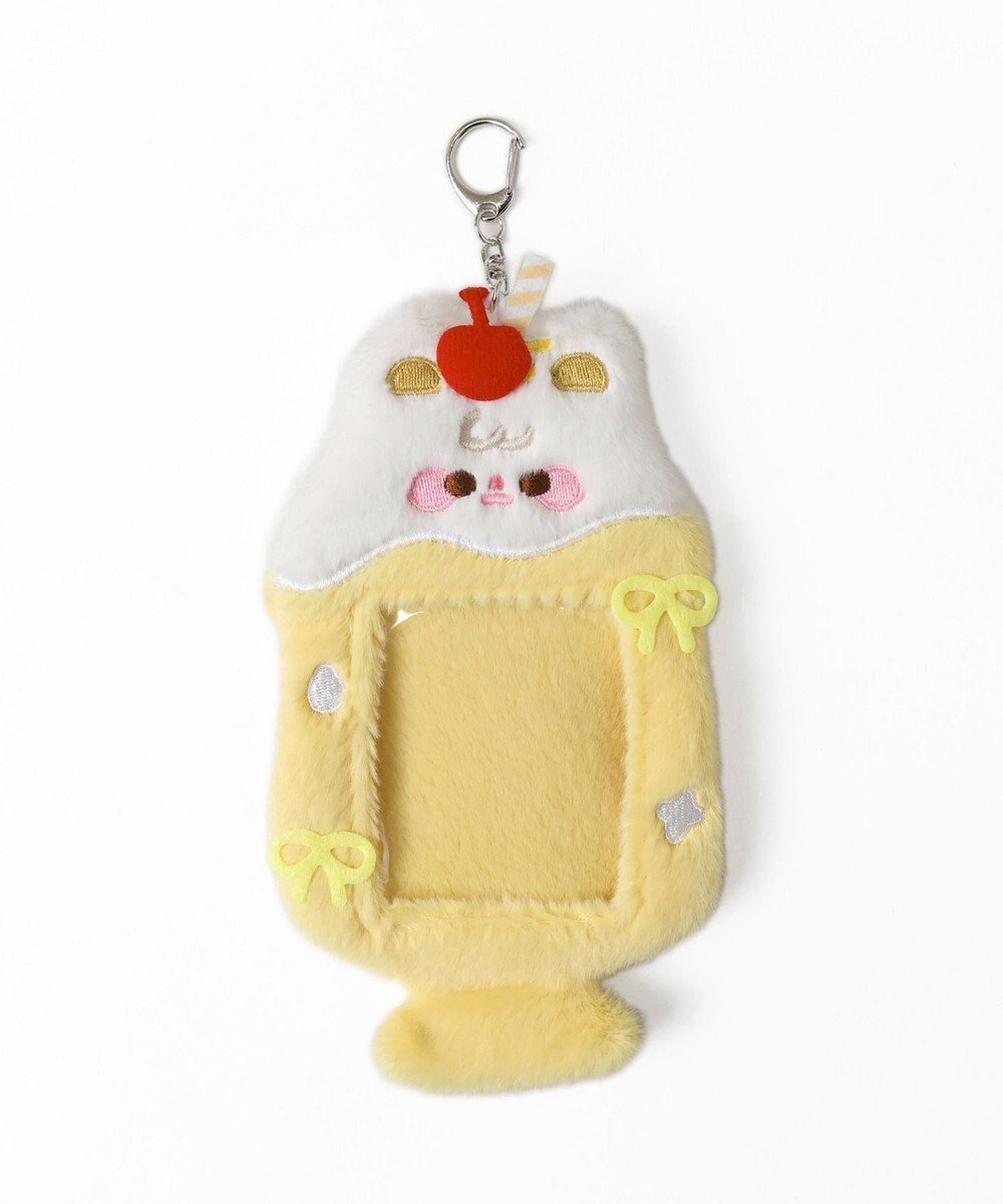 【ウィゴー/WEGO】のアニマルcafeカードホルダーキーホルダー インテリア・キッズ・メンズ・レディースファッション・服の通販 founy(ファニー) 　ファッション　Fashion　レディースファッション　Ladies' Fashion Online　財布　Wallets　アニマル　Animal　キーホルダー　Key Ring　スマホ　Smartphone　モチーフ　Motif　財布　Wallet　ライトイエロー|ID: prp329100004582154 ipo3291000000032469231