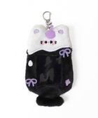 【ウィゴー/WEGO】のアニマルcafeカードホルダーキーホルダー ブラック|ID: prp329100004582154 ipo3291000000033521560