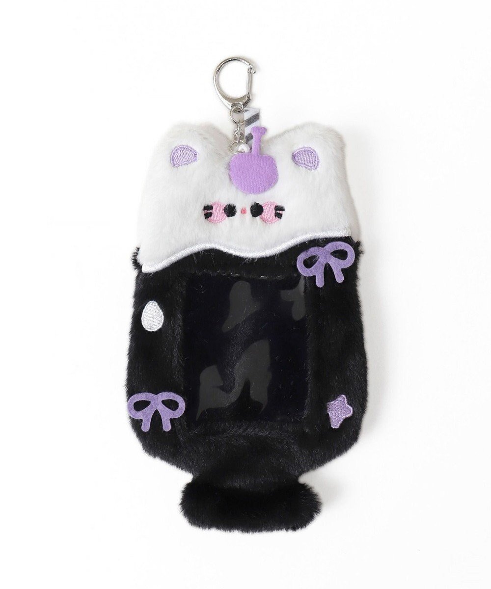 【ウィゴー/WEGO】のアニマルcafeカードホルダーキーホルダー インテリア・キッズ・メンズ・レディースファッション・服の通販 founy(ファニー) 　ファッション　Fashion　レディースファッション　Fashion for Women　ミニ財布・二つ折り財布　Wallets & Card Cases　アニマル　Animal Print　キーホルダー　Keychain, Key Holder　スマホ　Smartphone, Mobile Device　モチーフ　Motif, Design Theme　財布　Wallet, Purse　ブラック|ID: prp329100004582154 ipo3291000000033656723