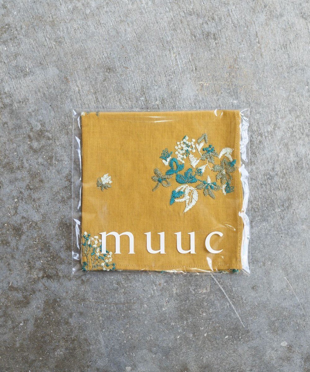 【アンドウール/AND WOOL】の野小花刺繍ハンカチ インテリア・キッズ・メンズ・レディースファッション・服の通販 founy(ファニー) ファッション Fashion レディースファッション Fashion for Women ミニ財布・二つ折り財布 Wallets & Card Cases 財布 Wallet, Purse タオル Towel, Bath Towel ハンカチ Handkerchief, Hanky ハンド Hand, Handmade リネン Linen, Linen Fabric イエロー|ID: prp329100004582196 ipo3291000000033656815