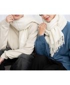 【ウィゴー/WEGO】の【ユニセックス着用ITEM】大判ストール 人気、トレンドファッション・服の通販 founy(ファニー) ファッション Fashion レディースファッション Ladies' Fashion Online おすすめ Recommend ショール Shawl ストール Stall ブランケット Blanket マフラー Scarf 再入荷 Restock/Back In Stock/Re Arrival 定番 Standard A/W・秋冬 Aw・Autumn/Winter・Fw・Fall-Winter thumbnail ホワイト|ID: prp329100004582203 ipo3291000000032469584