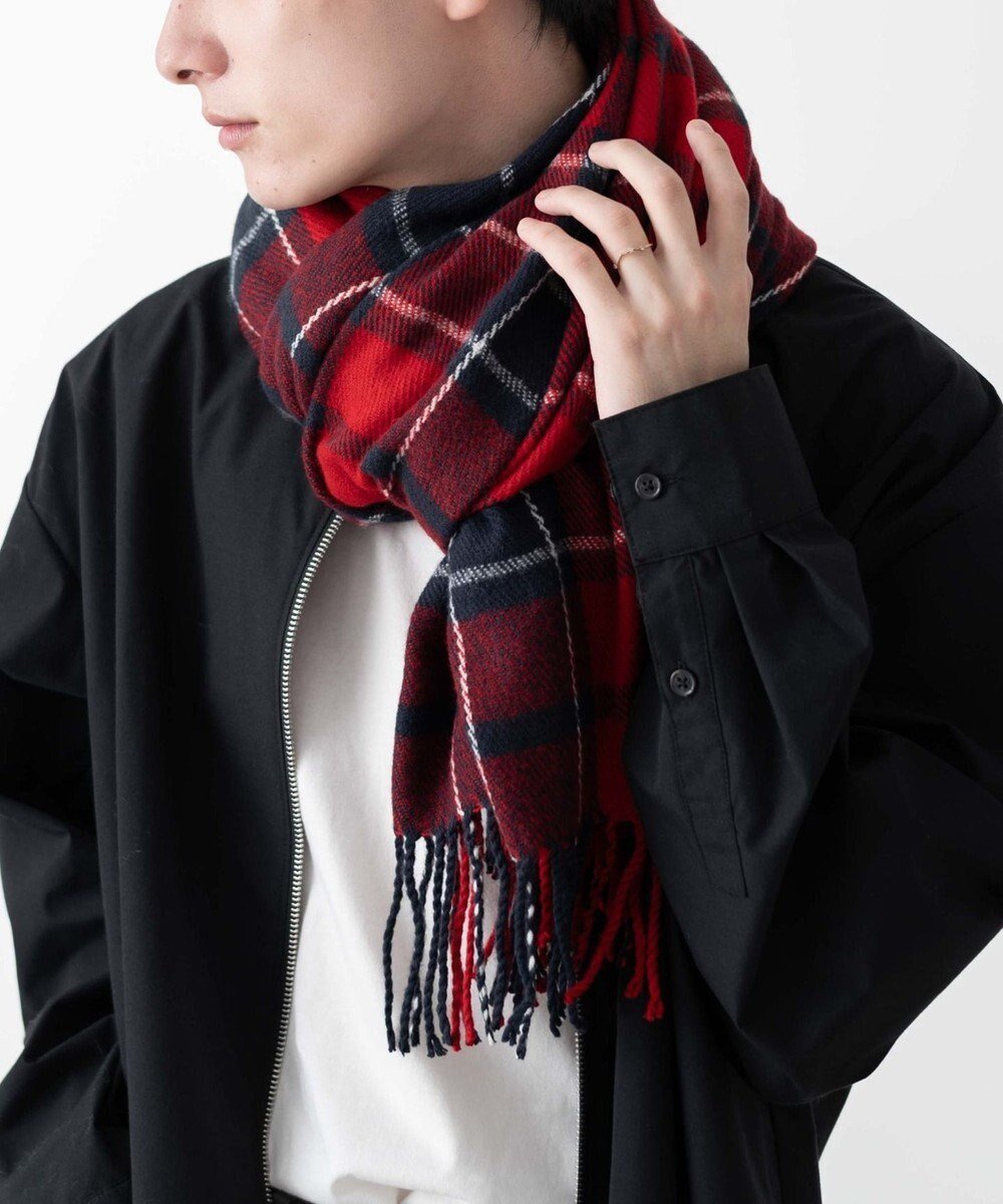 【ウィゴー/WEGO】の【ユニセックス着用ITEM】大判ストール インテリア・キッズ・メンズ・レディースファッション・服の通販 founy(ファニー) 　ファッション　Fashion　レディースファッション　Ladies' Fashion Online　おすすめ　Recommend　ショール　Shawl　ストール　Stall　ブランケット　Blanket　マフラー　Scarf　再入荷　Restock/Back In Stock/Re Arrival　定番　Standard　A/W・秋冬　Aw・Autumn/Winter・Fw・Fall-Winter　レッドその他|ID: prp329100004582203 ipo3291000000032469603