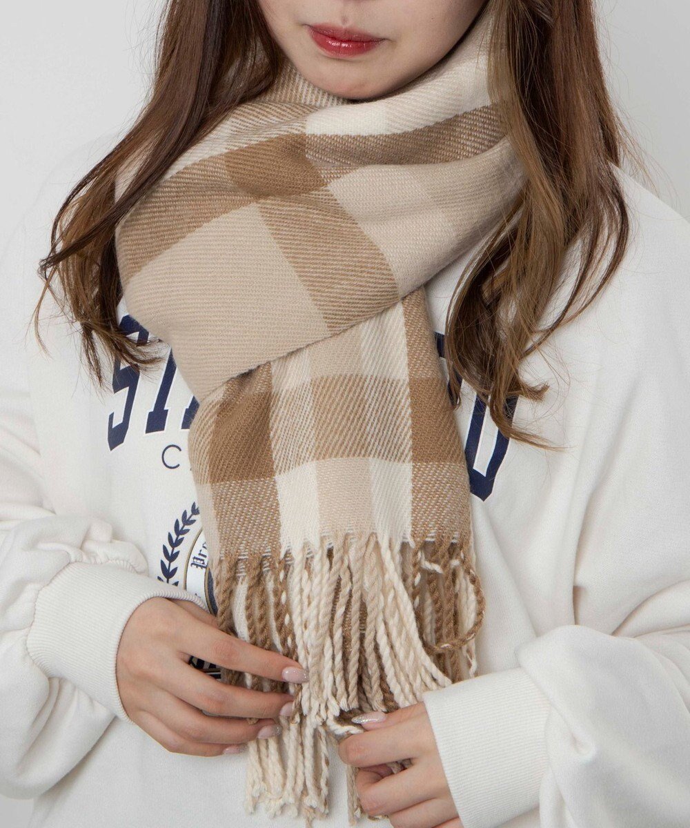 【ウィゴー/WEGO】の【ユニセックス着用ITEM】大判ストール インテリア・キッズ・メンズ・レディースファッション・服の通販 founy(ファニー) 　ファッション　Fashion　レディースファッション　Ladies' Fashion Online　おすすめ　Recommend　ショール　Shawl　ストール　Stall　ブランケット　Blanket　マフラー　Scarf　再入荷　Restock/Back In Stock/Re Arrival　定番　Standard　A/W・秋冬　Aw・Autumn/Winter・Fw・Fall-Winter　ベージュ|ID: prp329100004582203 ipo3291000000032469608