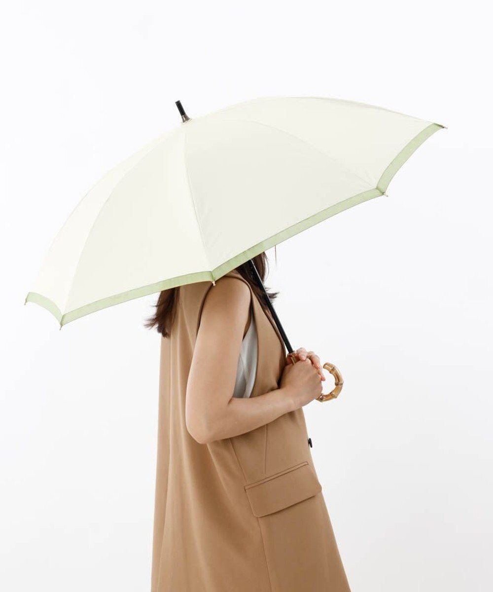 【アウロラ/AURORA】の【MACKINTOSH LONDON(マッキントッシュ ロンドン)】オーガンジー掛け合わせ晴雨兼用傘(1段スライドショート傘) インテリア・キッズ・メンズ・レディースファッション・服の通販 founy(ファニー) 　ファッション　Fashion　レディースファッション　Ladies' Fashion Online　傘 / レイングッズ　Umbrellas/Rainwear　オーガンジー　Organdy　コンパクト　Compact　コーティング　Coating　ショート　Short　バンブー　Bamboo　ロンドン　London　エレガント 上品　Elegant　傘　Umbrella　日傘　Parasol　クリーム|ID: prp329100004582217 ipo3291000000032469672