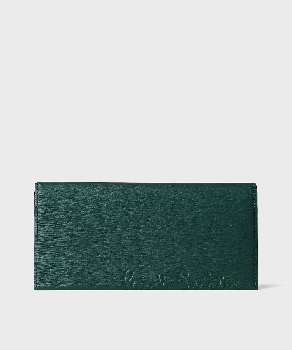 【ポールスミス/Paul Smith / MEN】のクロップドロゴ 長財布 インテリア・キッズ・メンズ・レディースファッション・服の通販 founy(ファニー) 　ファッション　Fashion　メンズファッション　Men's Style Online　コイン　Coin　財布　Wallet　プリント　Print　ポケット　Pocket　メンズ　Mens　ダークグリーン|ID: prp329100004582887 ipo3291000000032616556