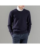 【ジョゼフ オム/JOSEPH HOMME / MEN】の新色追加【洗える】ヴィスコースリンクス クルーネックニット ネイビー系|ID: prp329100004582905 ipo3291000000032537371