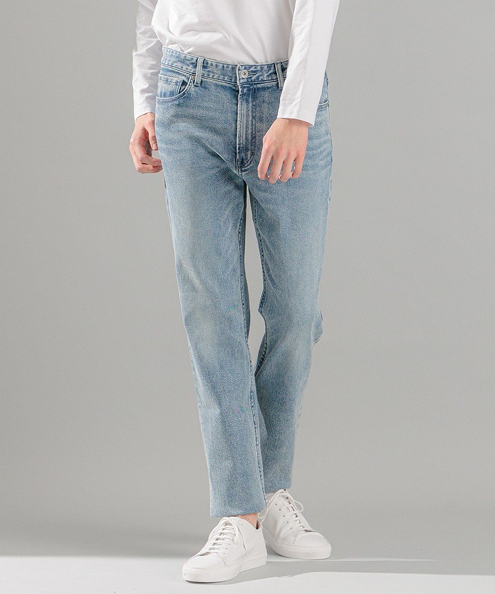 【ジョゼフ オム/JOSEPH HOMME / MEN】の【LEON 4月号掲載】ヴィンテージデニムストレッチ / CAMDEN インテリア・キッズ・メンズ・レディースファッション・服の通販 founy(ファニー) 　ファッション　Fashion　メンズファッション　Fashion for Men　ボトムス　Bottoms　デニムパンツ・ジーンズ　Denim Pants　4月号　April Issue　ジャケット　Jacket, Outerwear　ストレッチ　Stretch, Stretchy Fabric　ストレート　Straight, Straight Cut　スリム　Slim, Slim Fit　雑誌　Magazine, Fashion Magazine　デニム　Denim, Jeans Material　ポケット　Pocket, Pocket Detail　A/W・秋冬　Autumn/Winter　S/S・春夏　SS, Spring/Summer, Warm Season　夏　Summer　スカイブルー系|ID: prp329100004582906 ipo3291000000033474637