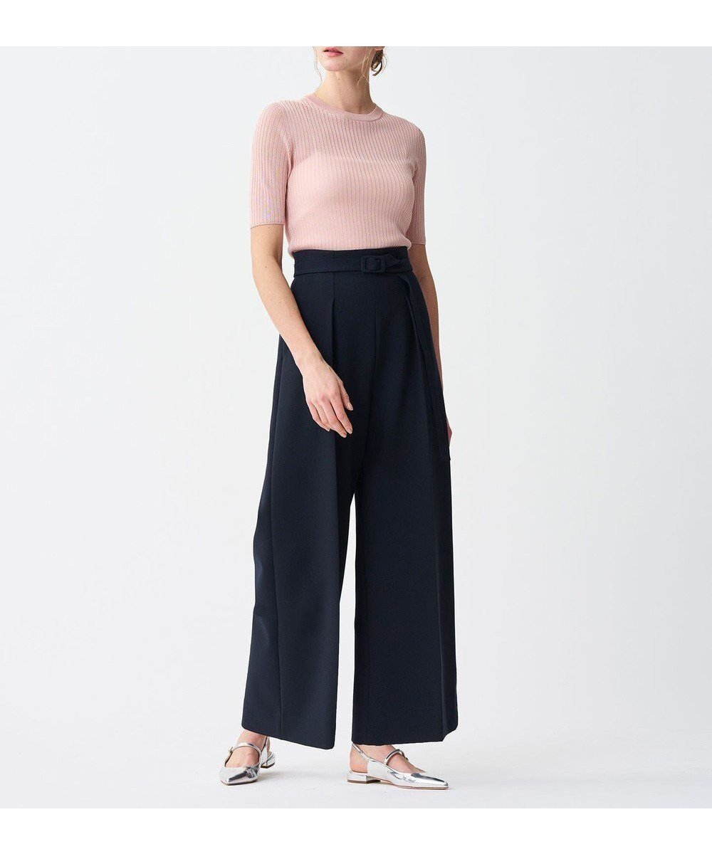 【アンクレイヴ/uncrave】の【撥水・洗濯機洗い可】プルーフダブルクロス ワイドパンツ インテリア・キッズ・メンズ・レディースファッション・服の通販 founy(ファニー) 　ファッション　Fashion　レディースファッション　Fashion for Women　パンツ　Pants & Trousers　オケージョン　Occasion Wear　ストレッチ　Stretch, Stretchy Fabric　セットアップ　Set-Up, Coordinated Outfit　フォーマル　Formal, Dressy　ワイド　Wide, Wide Fit　A/W・秋冬　Autumn/Winter　S/S・春夏　SS, Spring/Summer, Warm Season　夏　Summer　エレガント 上品　Elegant　ネイビー|ID: prp329100004582923 ipo3291000000033616804