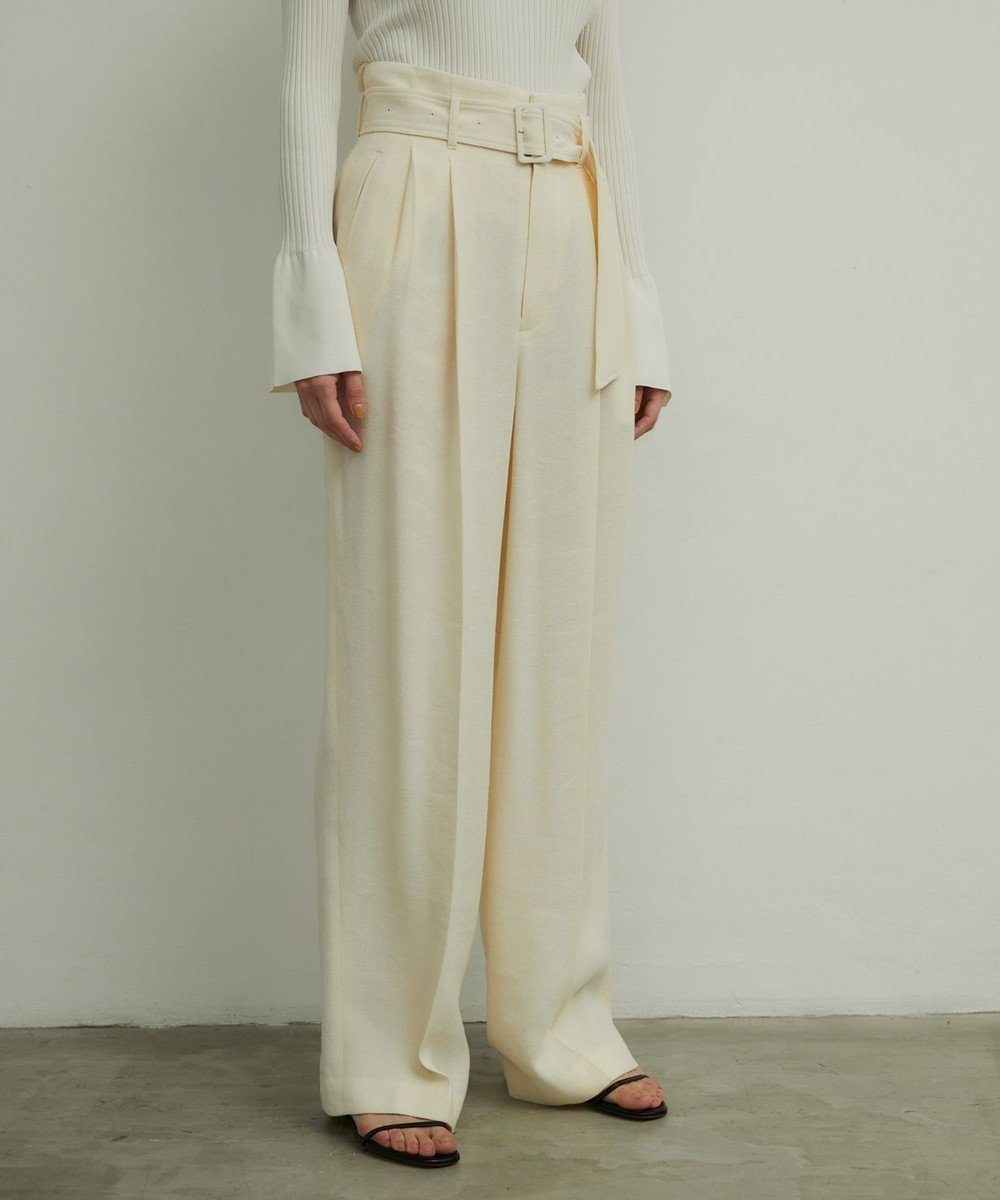 【ベイジ,/BEIGE,】の【CLUEL 5月号掲載】 PAUL / ワイドパンツ インテリア・キッズ・メンズ・レディースファッション・服の通販 founy(ファニー) 　雑誌掲載アイテム　Magazine Items　ファッション雑誌　Fashion Magazines　クルーエル　CLUEL　ファッション　Fashion　レディースファッション　Ladies' Fashion Online　パンツ　Pants　5月号　May Issue　エレガント 上品　Elegant　カットソー　Cut And Sew　ジャケット　Jacket　セットアップ　Set Up　リネン　Linen　ワイド　Wide　ビジネス 仕事 通勤　Business　夏　Summer　春　Spring　S/S・春夏　Ss・Spring/Summer　羽織　Haori　雑誌　Magazine　Ecru|ID: prp329100004582924 ipo3291000000032685813