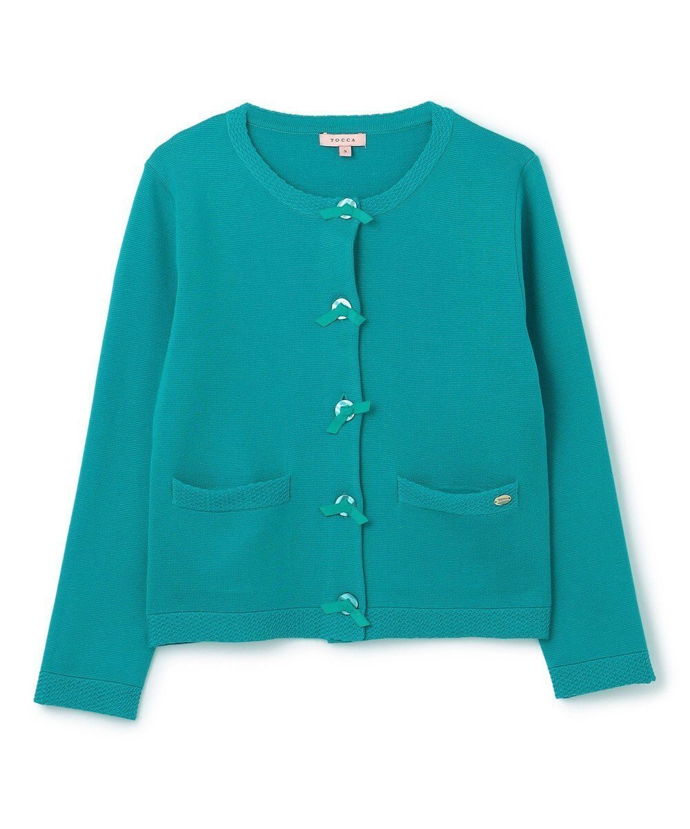 【トッカ/TOCCA】の【洗える】PENTAGON KNIT カーディガン インテリア・キッズ・メンズ・レディースファッション・服の通販 founy(ファニー) 　ファッション　Fashion　レディースファッション　Fashion for Women　トップス・カットソー　Cut & Sew Tops　ニット　Knit Tops & Sweaters　カーディガン・羽織り　Layered Style Cardigans　カーディガン　Cardigan, Knitwear　洗える　Machine Washable　A/W・秋冬　Autumn/Winter　エメラルド系|ID: prp329100004582943 ipo3291000000032767764