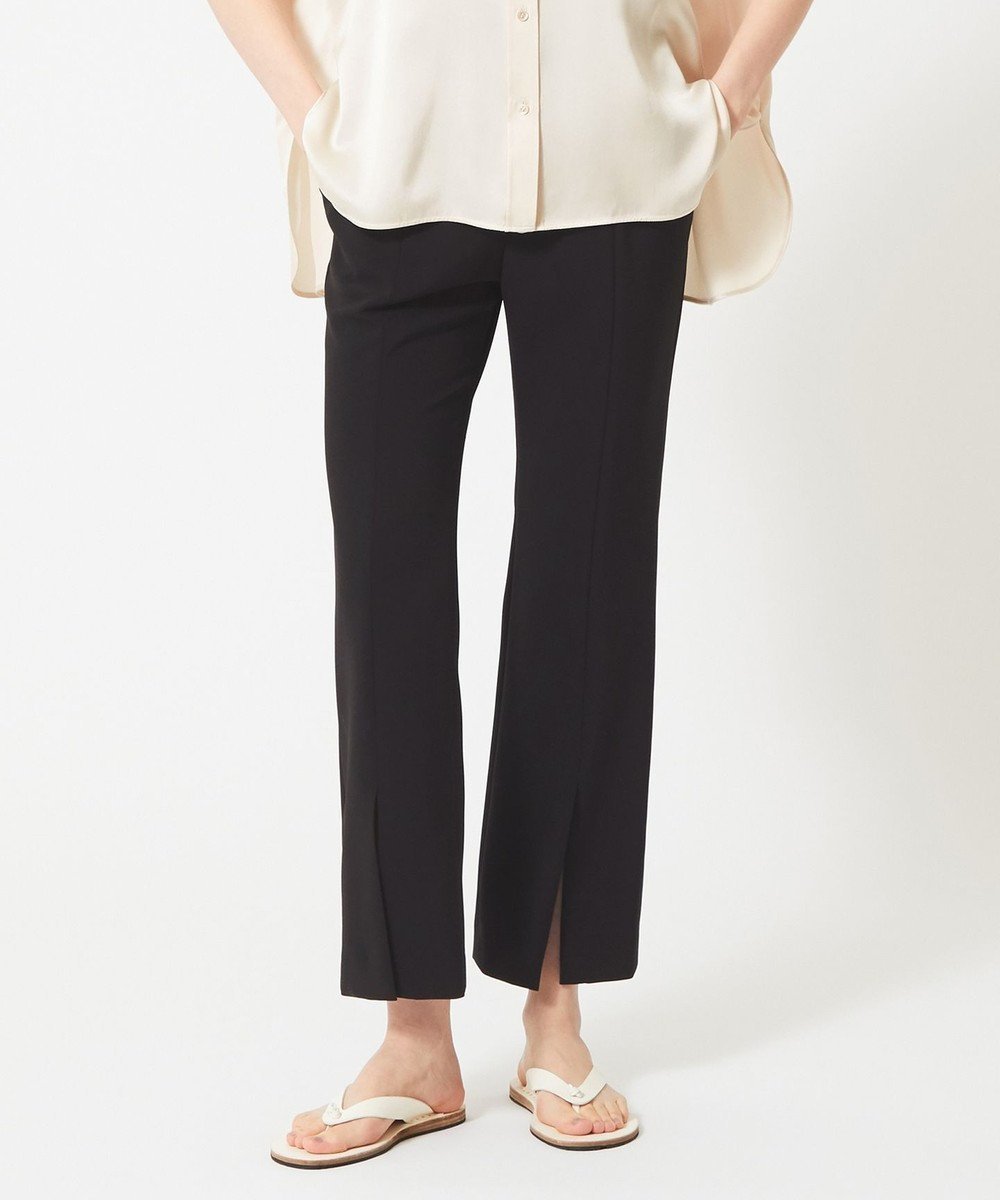 【ベイジ,/BEIGE,】の【CLASSY.7月号掲載】PAULOWNIA / フレアパンツ インテリア・キッズ・メンズ・レディースファッション・服の通販 founy(ファニー) 　雑誌掲載アイテム　Magazine Items　ファッション雑誌　Fashion Magazines　クラッシィ　CLASSY.　ファッション　Fashion　レディースファッション　Ladies' Fashion Online　パンツ　Pants　春　Spring　7月号　July Issue　シンプル　Simple　スタイリッシュ　Stylish　ストレッチ　Stretch　スリット　Slit　雑誌　Magazine　フィット　Fit　フレア　Flare　フロント　Front　ワイド　Wide　S/S・春夏　Ss・Spring/Summer　おすすめ　Recommend　夏　Summer　2023春夏・S/S　Ss,Spring/Summer,2023　2023年　2023　ビジネス 仕事 通勤　Business　Black|ID: prp329100004582950 ipo3291000000032547151