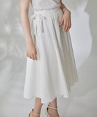 【グレース コンチネンタル/GRACE CONTINENTAL】のフレアミディJQスカート ホワイト|ID: prp329100004582958 ipo3291000000032746386