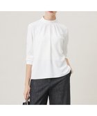 【アイシービー/iCB】の【洗える】ストレッチジョーゼット ハイネックブラウス オフホワイト系|ID: prp329100004582965 ipo3291000000032647037
