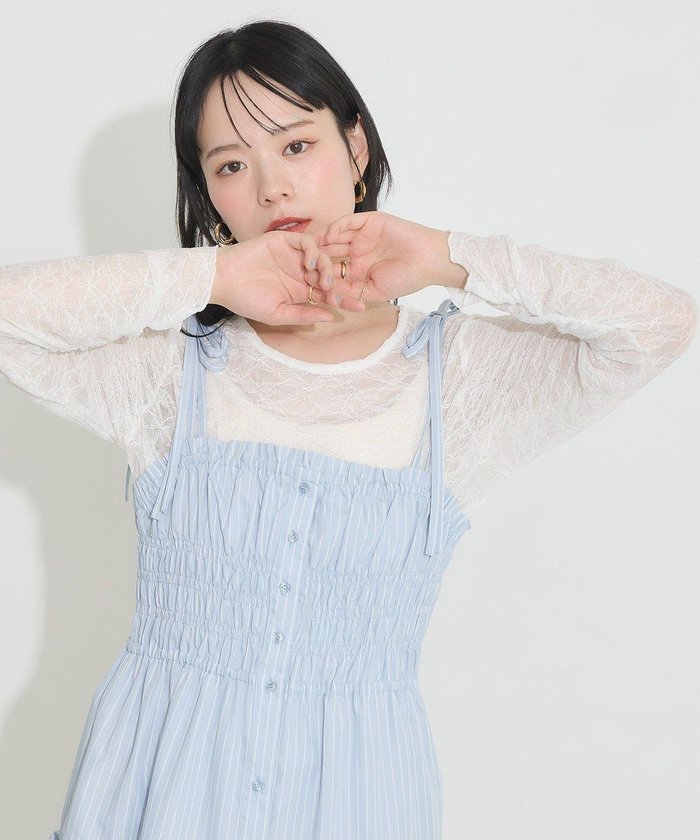 【アースミュージックアンドエコロジー/earth music&ecology】のシアーレースプルオーバー インテリア・キッズ・メンズ・レディースファッション・服の通販 founy(ファニー) https://founy.com/ ファッション Fashion レディースファッション Fashion for Women トップス・カットソー Cut & Sew Tops シャツ・ブラウス・オフィスカジュアル Elegant Blouses & Button-Ups ロングTシャツ・Tシャツ Longline T-Shirts & Tees カジュアルプルオーバー・ニットトップス Pullovers & Knit Tops / Casual Pullovers カットソー・ベーシックTシャツ Cut-and-Sewn Tops / Stretch Tees & Basics おすすめ Recommended / Our Picks エレガント 上品 Elegant カットソー Cut and Sewn Top ストレッチ Stretch, Stretchy Fabric スマート Smart, Elegant フィット Fit, Slim Fit フェミニン Feminine, Girly ポケット Pocket, Pocket Detail 夏 Summer 春 Spring S/S・春夏 SS, Spring/Summer, Warm Season 透かし Cut-Out, Lacework |ID: prp329100004583090 ipo3291000000033467316