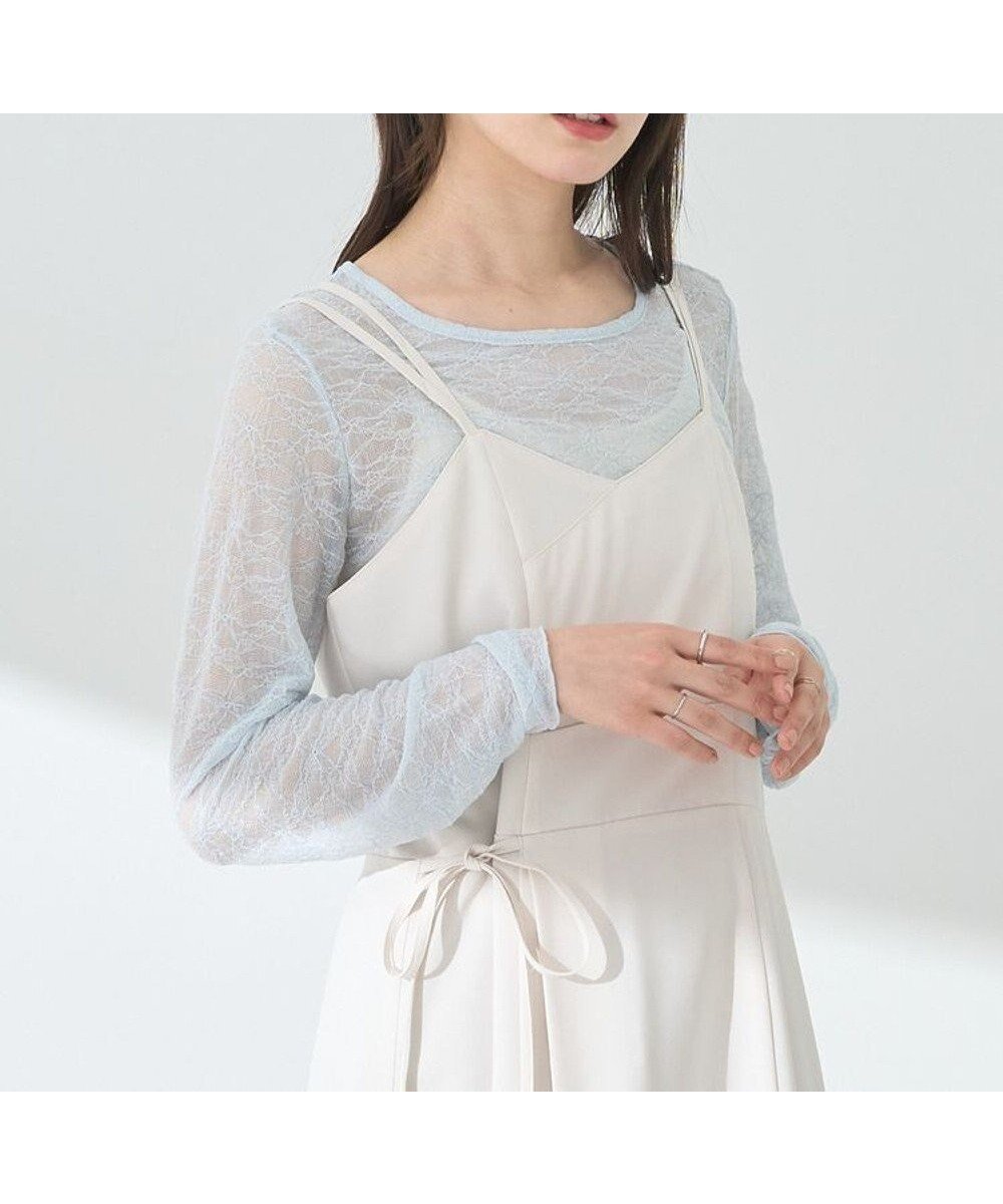 【アースミュージックアンドエコロジー/earth music&ecology】のシアーレースプルオーバー インテリア・キッズ・メンズ・レディースファッション・服の通販 founy(ファニー) 　ファッション　Fashion　レディースファッション　Fashion for Women　トップス・カットソー　Cut & Sew Tops　シャツ・ブラウス・オフィスカジュアル　Elegant Blouses & Button-Ups　ロングTシャツ・Tシャツ　Longline T-Shirts & Tees　カジュアルプルオーバー・ニットトップス　Pullovers & Knit Tops / Casual Pullovers　カットソー・ベーシックTシャツ　Cut-and-Sewn Tops / Stretch Tees & Basics　おすすめ　Recommended / Our Picks　エレガント 上品　Elegant　カットソー　Cut and Sewn Top　ストレッチ　Stretch, Stretchy Fabric　スマート　Smart, Elegant　フィット　Fit, Slim Fit　フェミニン　Feminine, Girly　ポケット　Pocket, Pocket Detail　夏　Summer　春　Spring　S/S・春夏　SS, Spring/Summer, Warm Season　透かし　Cut-Out, Lacework　Mint|ID: prp329100004583090 ipo3291000000033467320