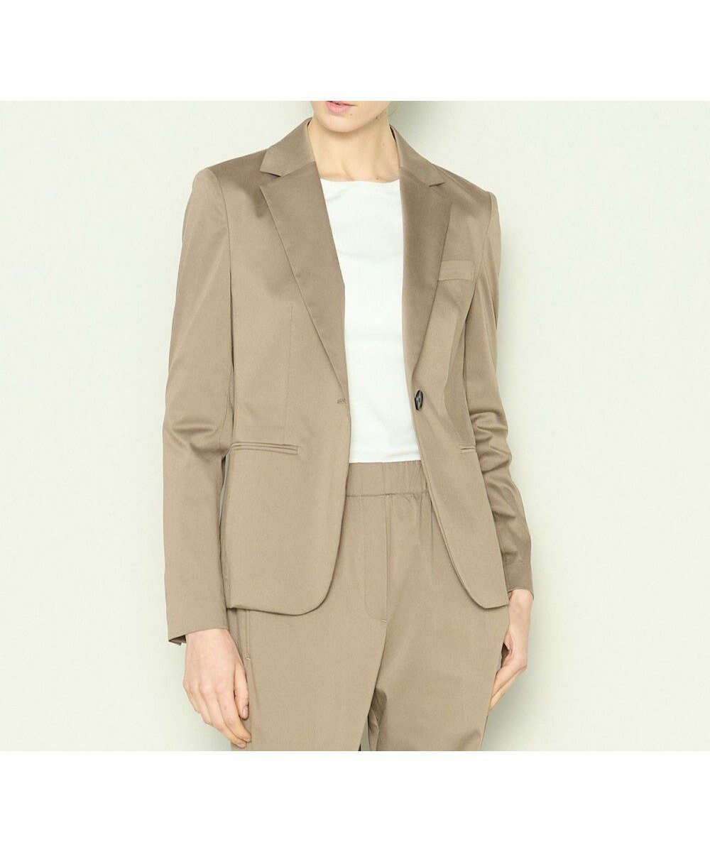 【ジョゼフ/JOSEPH】のヴィスバイストレッチ ジャケット インテリア・キッズ・メンズ・レディースファッション・服の通販 founy(ファニー) 　ファッション　Fashion　レディースファッション　Fashion for Women　アウター　Coat / Outerwear Collection　レディースジャケット・軽アウター　Jackets　コンパクト　Compact, Small Size　シャンブレー　Chambray, Denim-Like Fabric　ジャケット　Jacket, Outerwear　スクエア　Square, Square Shape　ストレッチ　Stretch, Stretchy Fabric　セットアップ　Set-Up, Coordinated Outfit　定番　Standard, Basic Item　Frozen Mocha|ID: prp329100004583130 ipo3291000000033688508