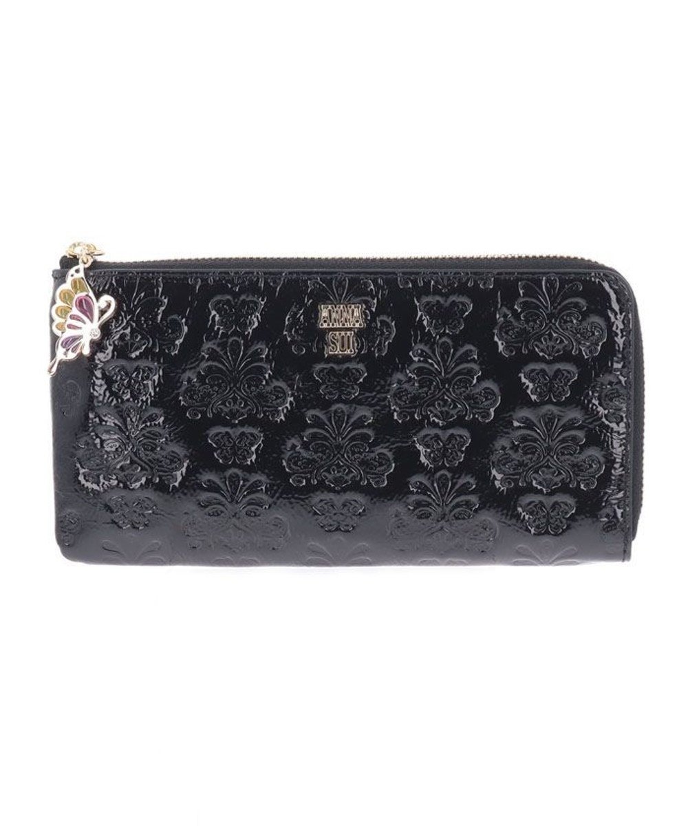 【アナスイ/ANNA SUI】のマープル 薄マチ長財布 インテリア・キッズ・メンズ・レディースファッション・服の通販 founy(ファニー) 　ファッション　Fashion　レディースファッション　Ladies' Fashion Online　財布　Wallets　財布　Wallet　透かし　Watermark　クロ|ID: prp329100004583142 ipo3291000000032663600