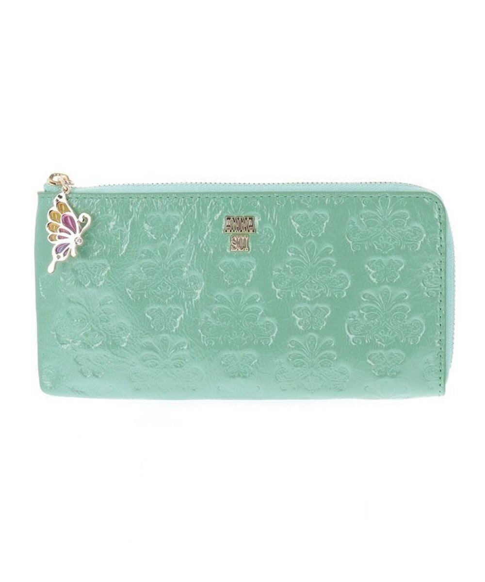 【アナスイ/ANNA SUI】のマープル 薄マチ長財布 インテリア・キッズ・メンズ・レディースファッション・服の通販 founy(ファニー) 　ファッション　Fashion　レディースファッション　Ladies' Fashion Online　財布　Wallets　財布　Wallet　透かし　Watermark　グリーン|ID: prp329100004583142 ipo3291000000032663602