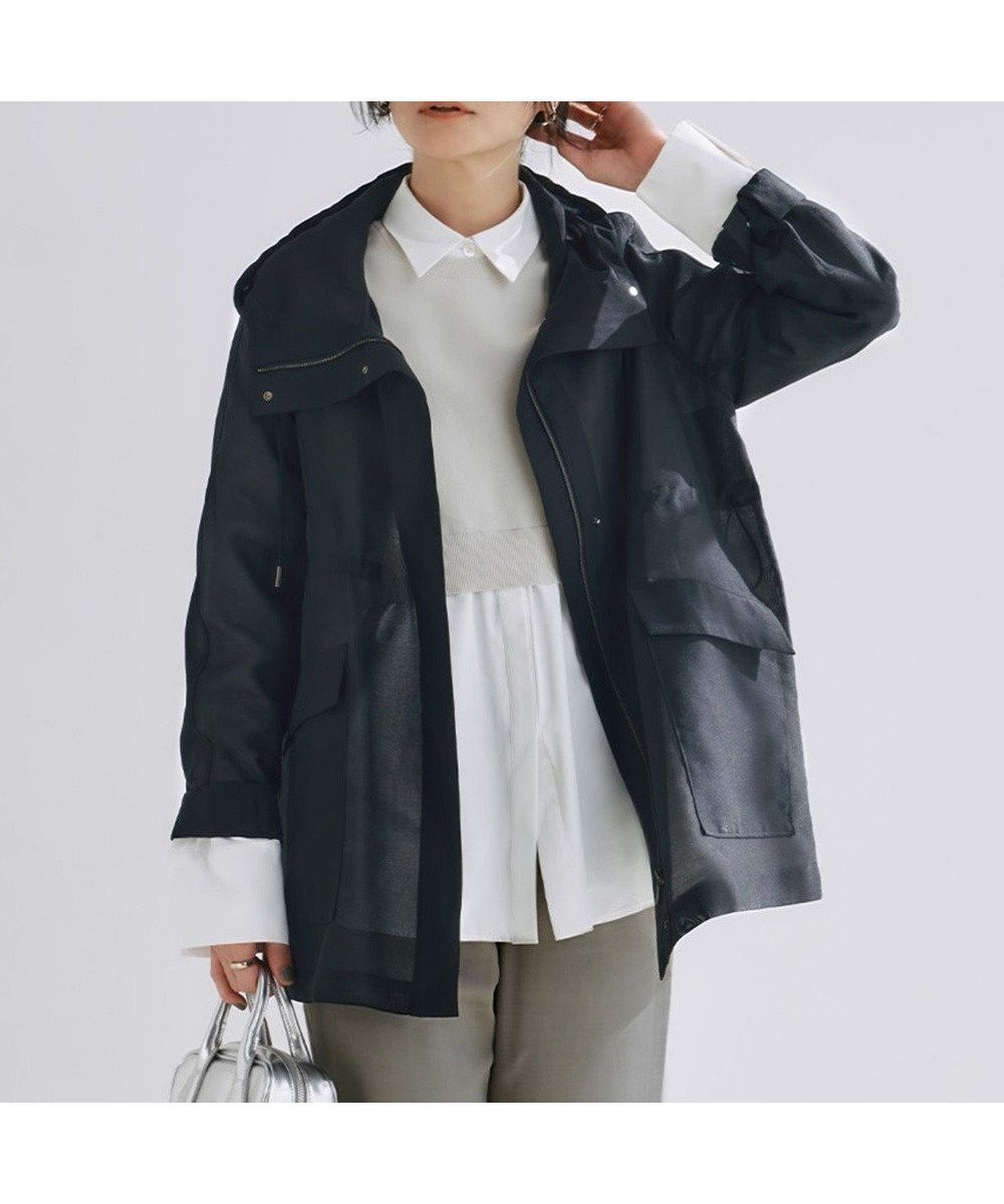 【アイシービー/iCB】のシアーフォルムオーガン マウンテンパーカー 人気、トレンドファッション・服の通販 founy(ファニー) 　ファッション　Fashion　レディースファッション　Ladies' Fashion Online　アウター　Coat Outerwear　コート　Coats　ジャケット　Jackets　モッズ/フィールドコート　Mods Coats/Field Coats　オーガンジー　Organdy　春　Spring　コンパクト　Compact　シアー　Sheer　ジャケット　Jacket　ドローストリング　Drawstring　パーカー　Hoodie　フラップ　Flap　ポケット　Pocket　ミリタリー　Military　モッズコート　Mod Coat　ヨーク　Yoke　S/S・春夏　Ss・Spring/Summer　夏　Summer　エレガント 上品　Elegant　2025年　2025　2025春夏・S/S　Ss,Spring/Summer,2025　 other-1|ID: prp329100004583149 ipo3291000000032570373
