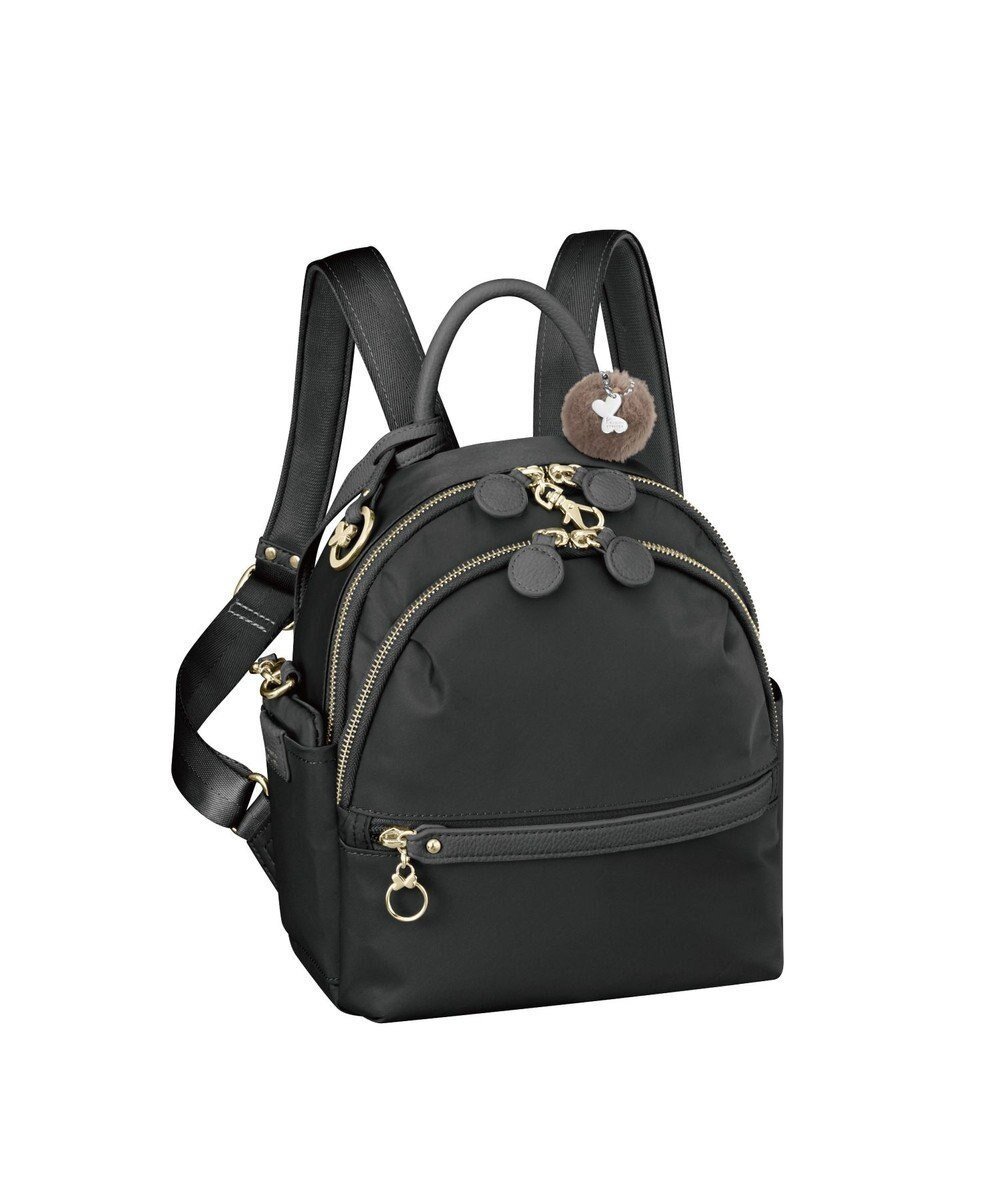 【エースバッグズアンドラゲッジ/ACE BAGS & LUGGAGE】のKanana project PJ-17 リュックサック 6L 11941 カナナ プロジェクト インテリア・キッズ・メンズ・レディースファッション・服の通販 founy(ファニー) 　ファッション　Fashion　レディースファッション　Fashion for Women　バッグ　Bags　クッション　Cushion, Throw Pillow　傘　Umbrella, Parasol　シンプル　Simple, Minimal　チャーム　Charm, Pendant　定番　Standard, Basic Item　フェミニン　Feminine, Girly　フロント　Front, Front Design　ベーシック　Basic, Essential　ポケット　Pocket, Pocket Detail　ポーチ　Pouch, Small Case　メタル　Metal, Metal Parts　メッシュ　Mesh, Net Fabric　リュック　Backpack, Rucksack　ブラック|ID: prp329100004583566 ipo3291000000034221326