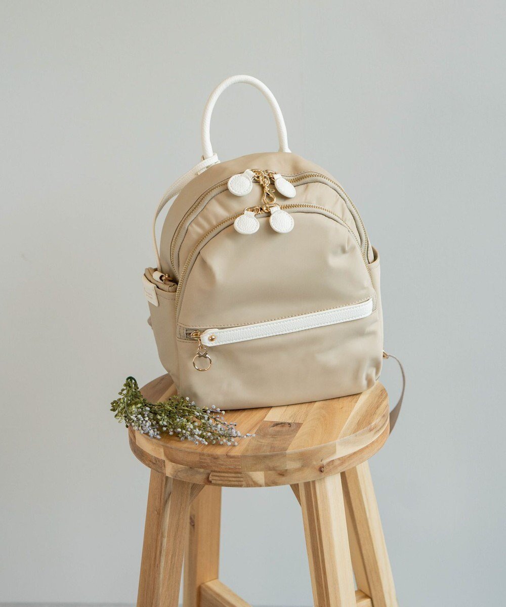 【エースバッグズアンドラゲッジ/ACE BAGS & LUGGAGE】のKanana project PJ-17 リュックサック 6L 11941 カナナ プロジェクト インテリア・キッズ・メンズ・レディースファッション・服の通販 founy(ファニー) 　ファッション　Fashion　レディースファッション　Fashion for Women　バッグ　Bags　クッション　Cushion, Throw Pillow　傘　Umbrella, Parasol　シンプル　Simple, Minimal　チャーム　Charm, Pendant　定番　Standard, Basic Item　フェミニン　Feminine, Girly　フロント　Front, Front Design　ベーシック　Basic, Essential　ポケット　Pocket, Pocket Detail　ポーチ　Pouch, Small Case　メタル　Metal, Metal Parts　メッシュ　Mesh, Net Fabric　リュック　Backpack, Rucksack　ライトベージュ|ID: prp329100004583566 ipo3291000000034221331