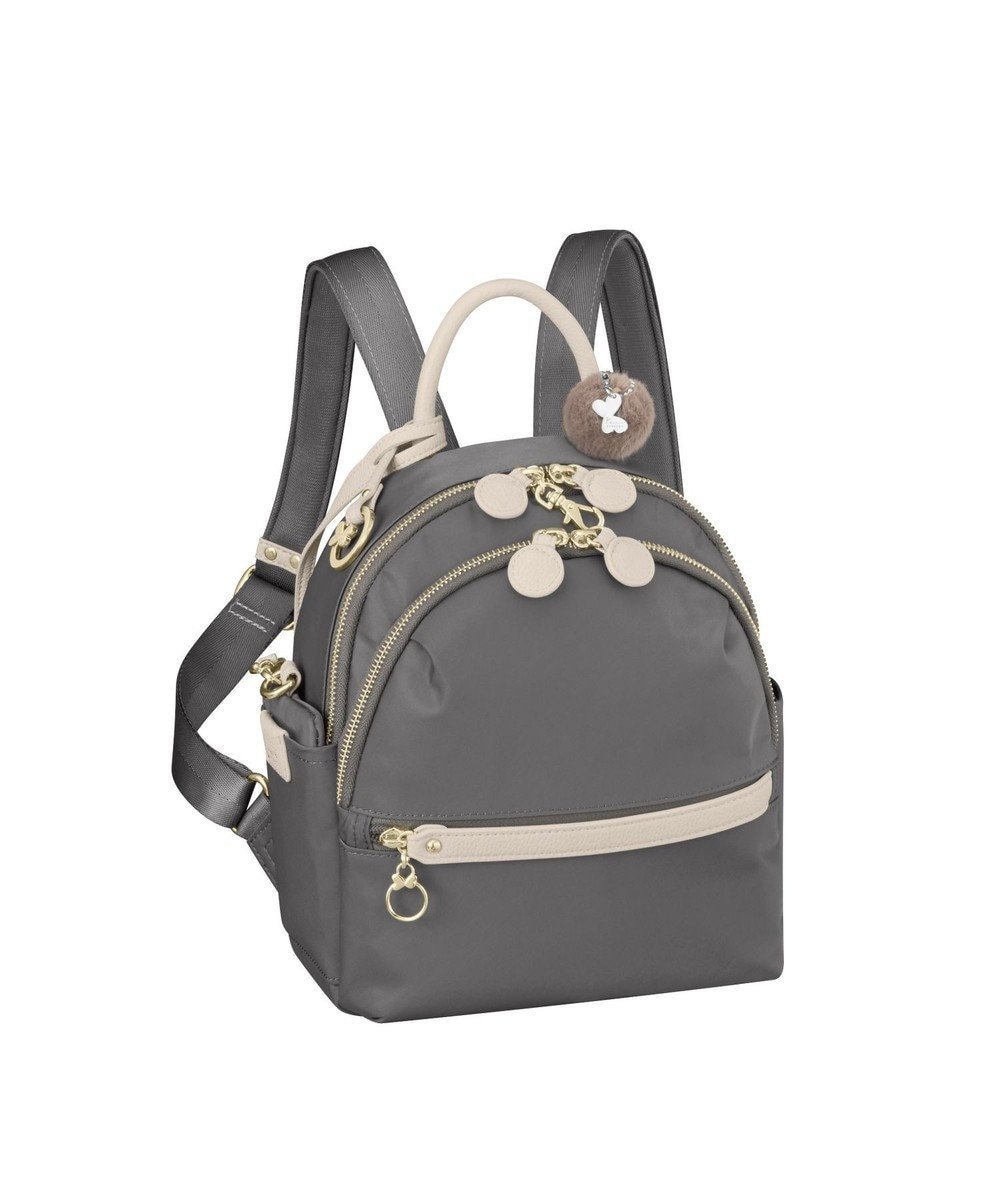 【エースバッグズアンドラゲッジ/ACE BAGS & LUGGAGE】のKanana project PJ-17 リュックサック 6L 11941 カナナ プロジェクト インテリア・キッズ・メンズ・レディースファッション・服の通販 founy(ファニー) 　ファッション　Fashion　レディースファッション　Fashion for Women　バッグ　Bags　クッション　Cushion, Throw Pillow　傘　Umbrella, Parasol　シンプル　Simple, Minimal　チャーム　Charm, Pendant　定番　Standard, Basic Item　フェミニン　Feminine, Girly　フロント　Front, Front Design　ベーシック　Basic, Essential　ポケット　Pocket, Pocket Detail　ポーチ　Pouch, Small Case　メタル　Metal, Metal Parts　メッシュ　Mesh, Net Fabric　リュック　Backpack, Rucksack　グレージュ|ID: prp329100004583566 ipo3291000000034221340