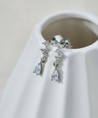 【ティアクラッセ/Tiaclasse】の【金属アレルギー対応】ドロップストーンピアス シルバー|ID: prp329100004583567 ipo3291000000033332618
