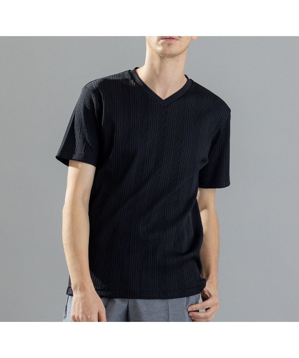 【ジョゼフ オム/JOSEPH HOMME / MEN】のテックリブジャージー Vネック半袖カットソー インテリア・キッズ・メンズ・レディースファッション・服の通販 founy(ファニー) 　ファッション　Fashion　メンズファッション　Men's Style Online　トップス・カットソー　Tops/Tshirt/Men　シャツ　Shirts　カットソー　Cut And Sew　ジャケット　Jacket　ベーシック　Basic　レギュラー　Regular　エレガント 上品　Elegant　半袖　Short Sleeve　夏　Summer　春　Spring　S/S・春夏　Ss・Spring/Summer　無地　Plain Color　ブラック系|ID: prp329100004583600 ipo3291000000032487143