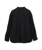 【ジョゼフ オム/JOSEPH HOMME / MEN】の【HIGH GRADE LINE】マックスプリーツワッシャー バンドカラーシャツ ブラック系|ID: prp329100004583602 ipo3291000000032990489
