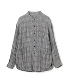 【ジョゼフ オム/JOSEPH HOMME / MEN】の【HIGH GRADE LINE】マックスプリーツワッシャー バンドカラーシャツ ライトグレー系4|ID: prp329100004583602 ipo3291000000032990490
