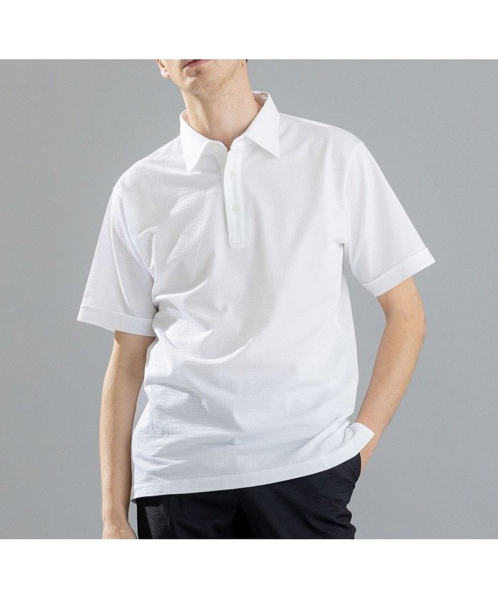 【ジョゼフ オム/JOSEPH HOMME / MEN】のコンパクトサッカージャージー ポロシャツ インテリア・キッズ・メンズ・レディースファッション・服の通販 founy(ファニー) https://founy.com/ ファッション Fashion メンズファッション Men's Style Online トップス・カットソー Tops/Tshirt/Men シャツ Shirts ポロシャツ Polo Shirts 春 Spring 軽量 Lightweight サッカー Soccer シンプル Simple ジャケット Jacket ジャージー Jersey ストレッチ Stretch スリット Slit ポケット Pocket ポロシャツ Polo Shirt 半袖 Short Sleeve 無地 Plain Color S/S・春夏 Ss・Spring/Summer 夏 Summer |ID: prp329100004583606 ipo3291000000032649676